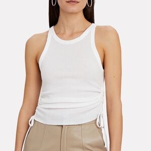 THE RANGE Gathered Thermal Tank Top